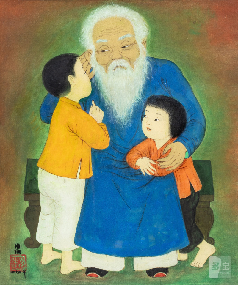 枚中栨 (梅忠恕 1906 - 1980年) | 祖父...耳背